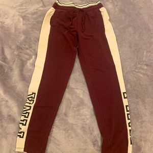 Pink sweatpants, medium